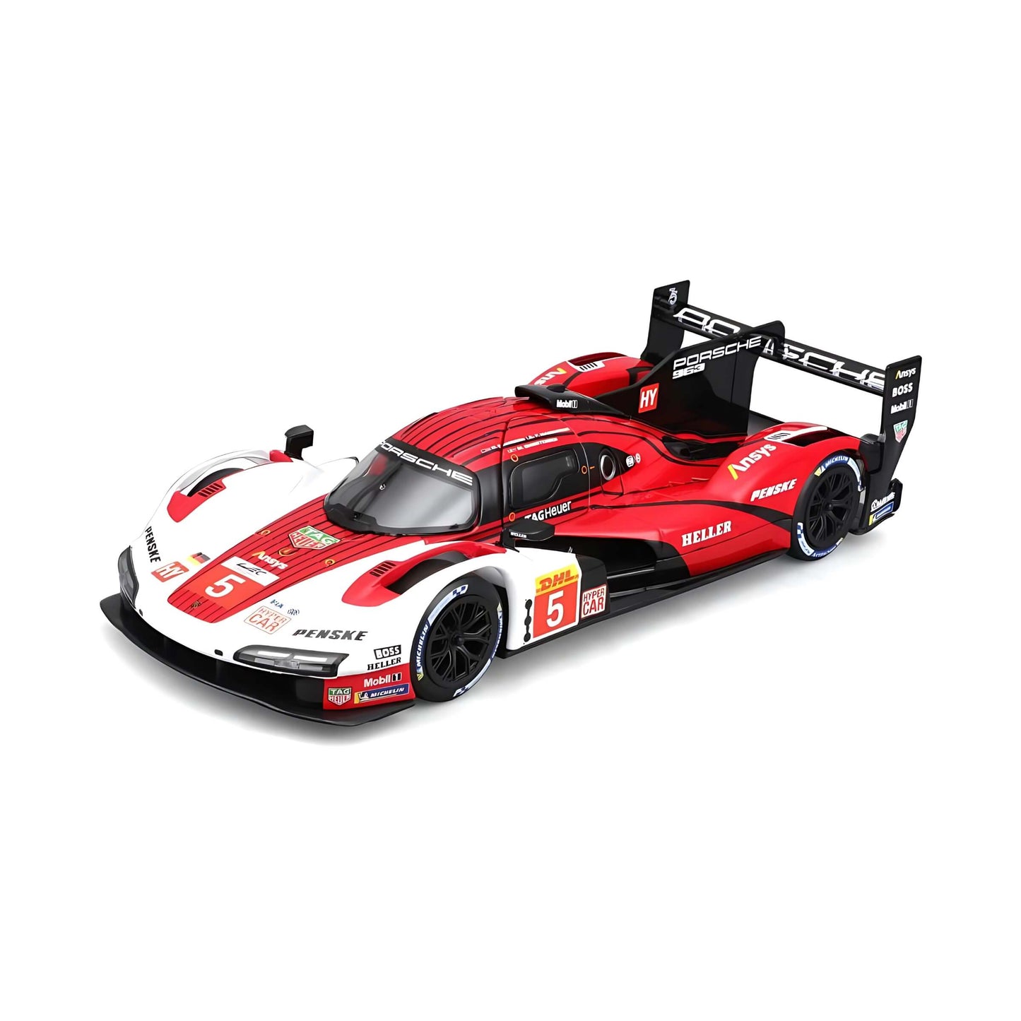 MODELLINO AUTO DIE CAST BBURAGO CDU PORSCHE 963 #5 - 2023 24H LE MANS 1:43 - 18-60057P1