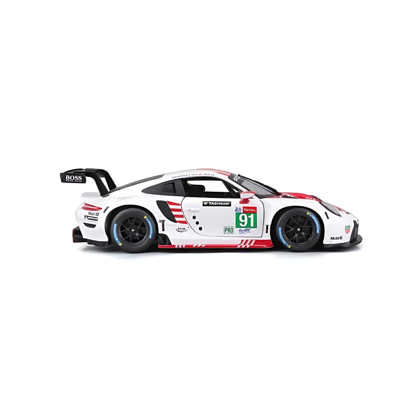 MODELLINO AUTO DIE CAST BBURAGO CDU PORSCHE 911 RSR - LM 2020 1:43