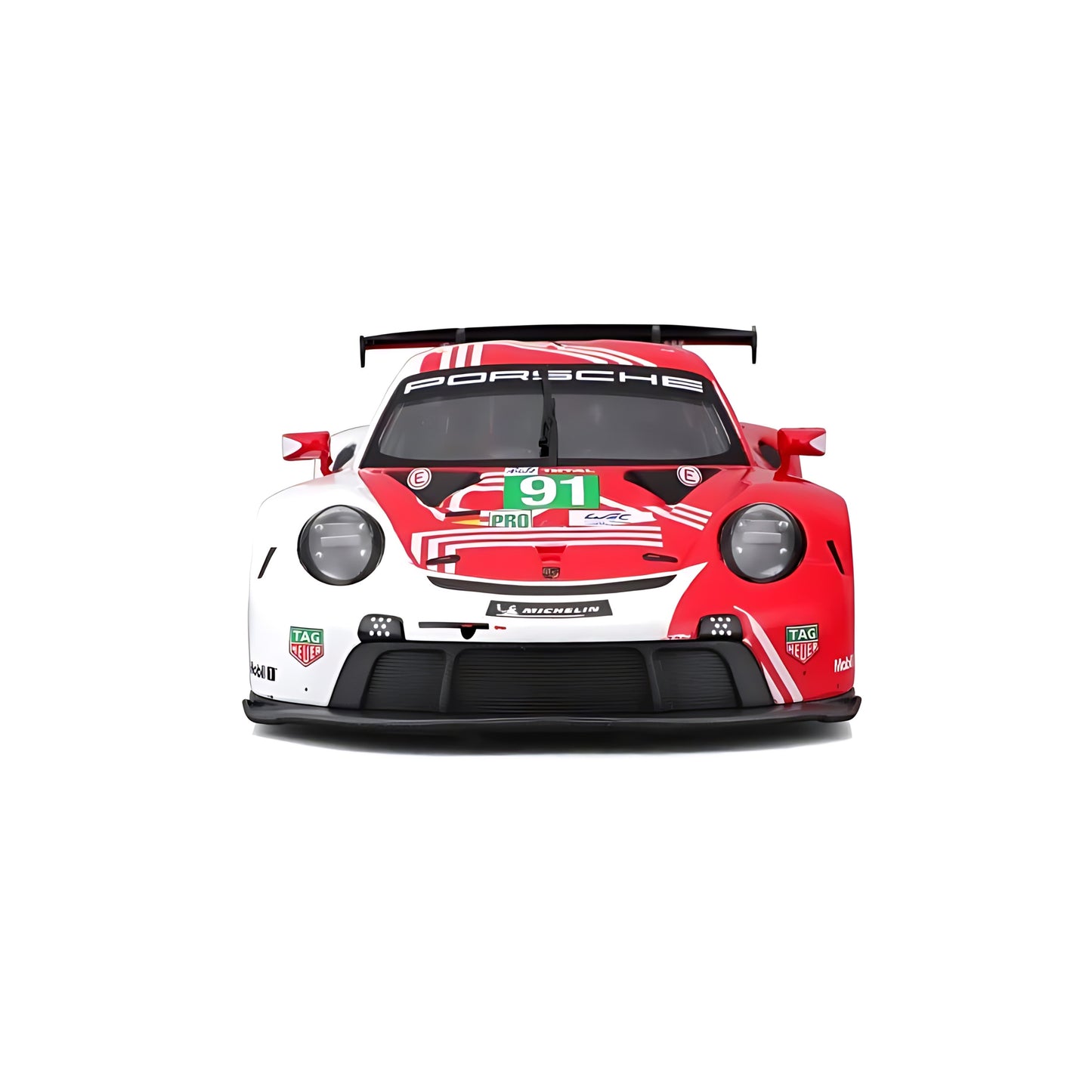 MODELLINO AUTO DIE CAST BBURAGO CDU PORSCHE 911 RSR - LM 2020 1:43