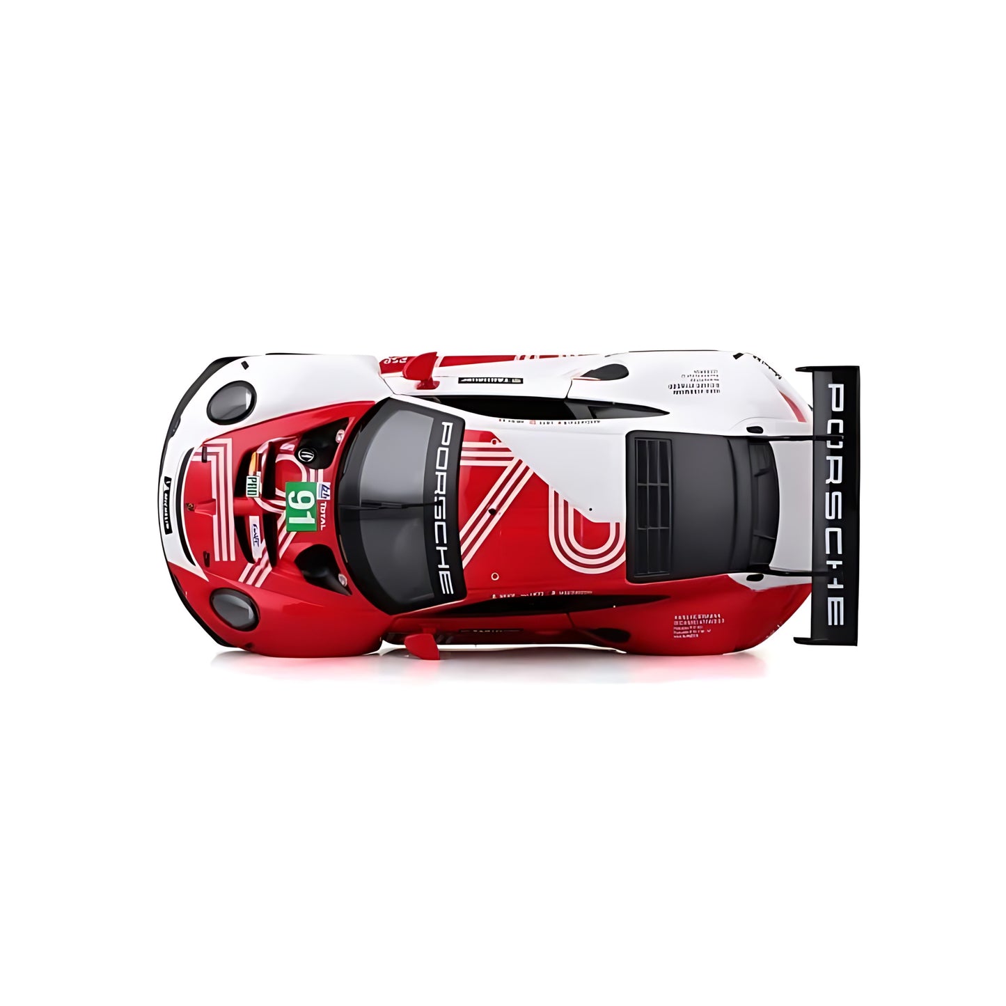 MODELLINO AUTO DIE CAST BBURAGO CDU PORSCHE 911 RSR - LM 2020 1:43