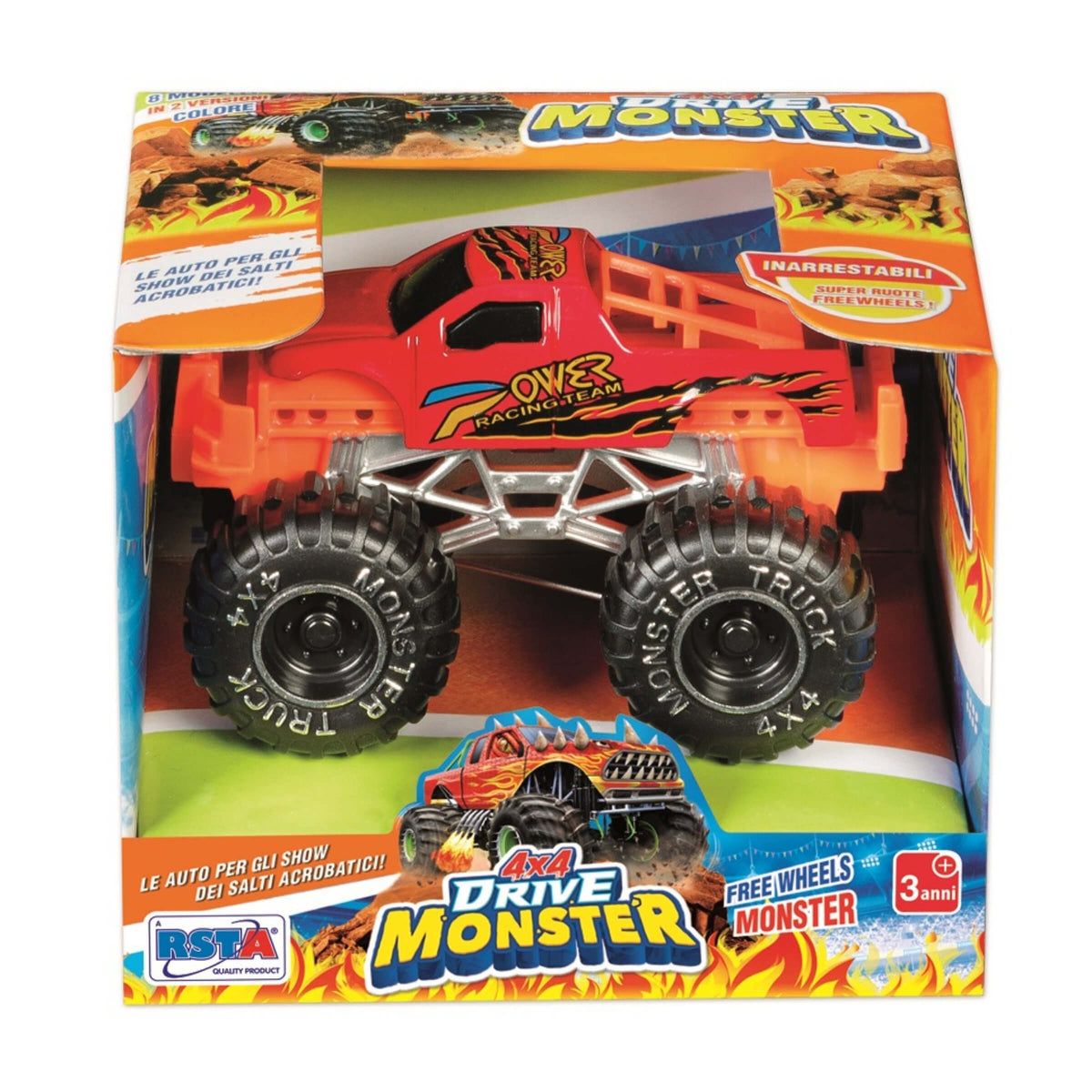 Modellino Die Cast Monster Truck 4x4 in Metallo da 7,5 cm - 11235