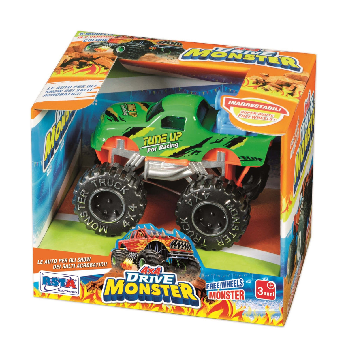 Modellino Die Cast Monster Truck 4x4 in Metallo da 7,5 cm - 11235
