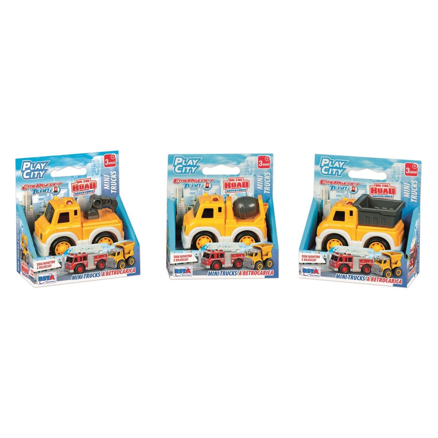 DISPLAY CAMIONCINI RETROCARICA ON THE ROAD (12PZ) 11559
