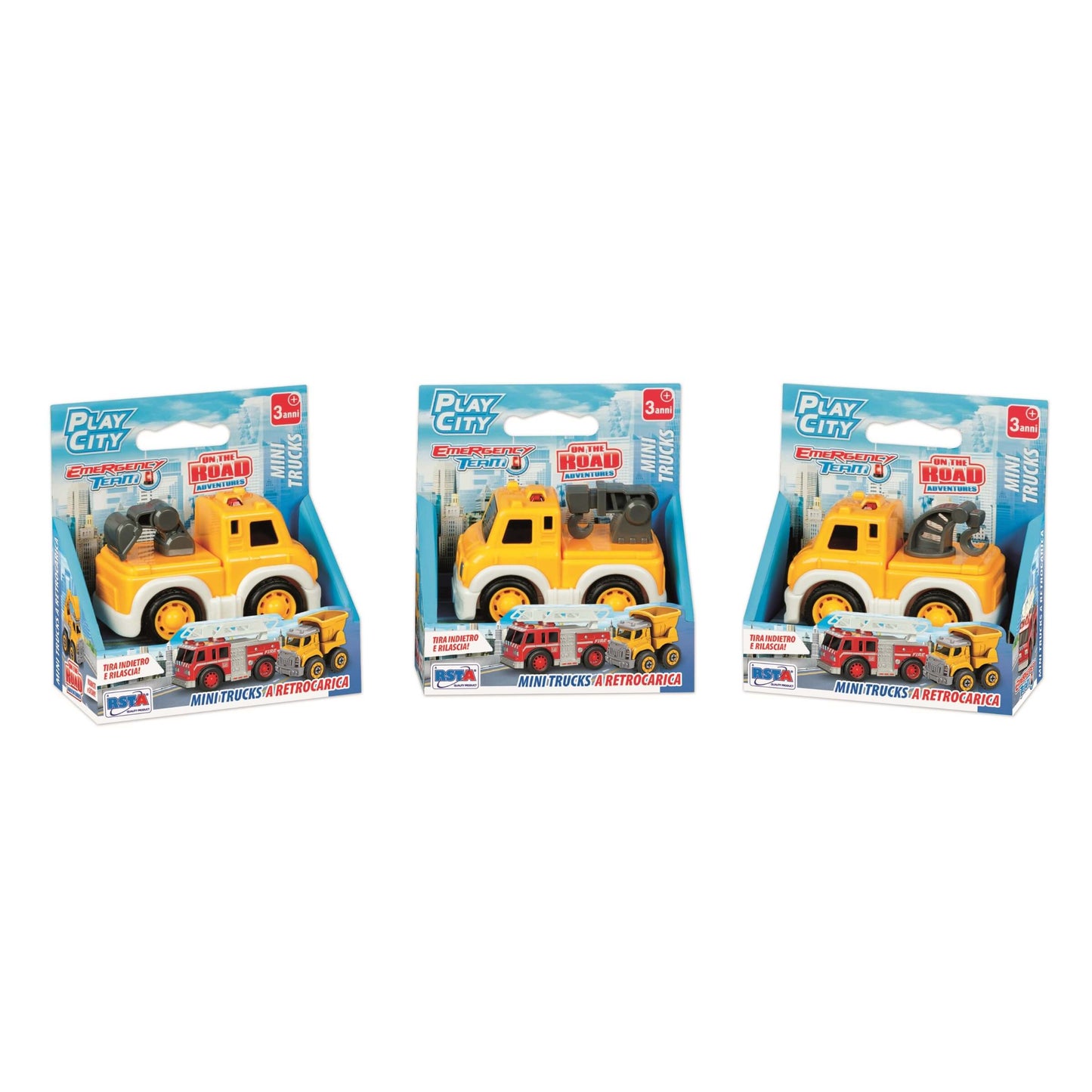 DISPLAY CAMIONCINI RETROCARICA ON THE ROAD (12PZ) 11559