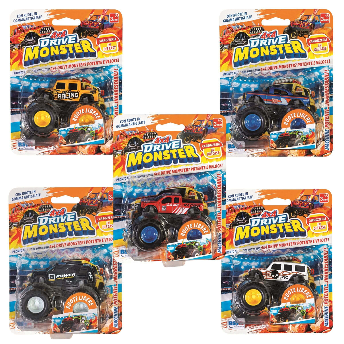 Blister Auto 4x4 Drive Monster - 12055 - 1 Pezzo