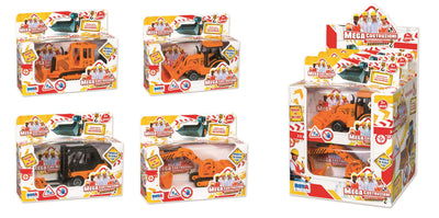 Display veicoli die cast Mega Costruzioni 6pz metallo alta qualita funzioni interattive