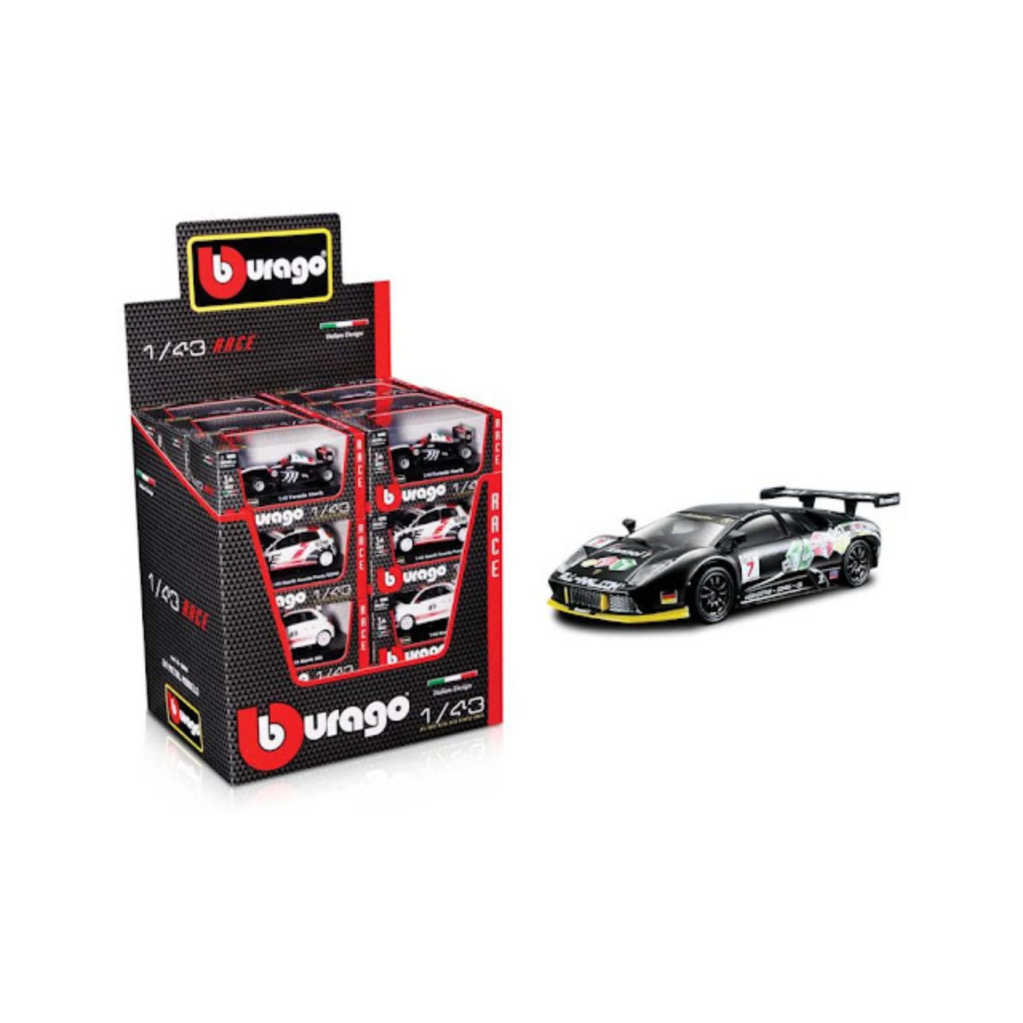Modellini auto Burago Racing Street Fire scala 1 43 diecast