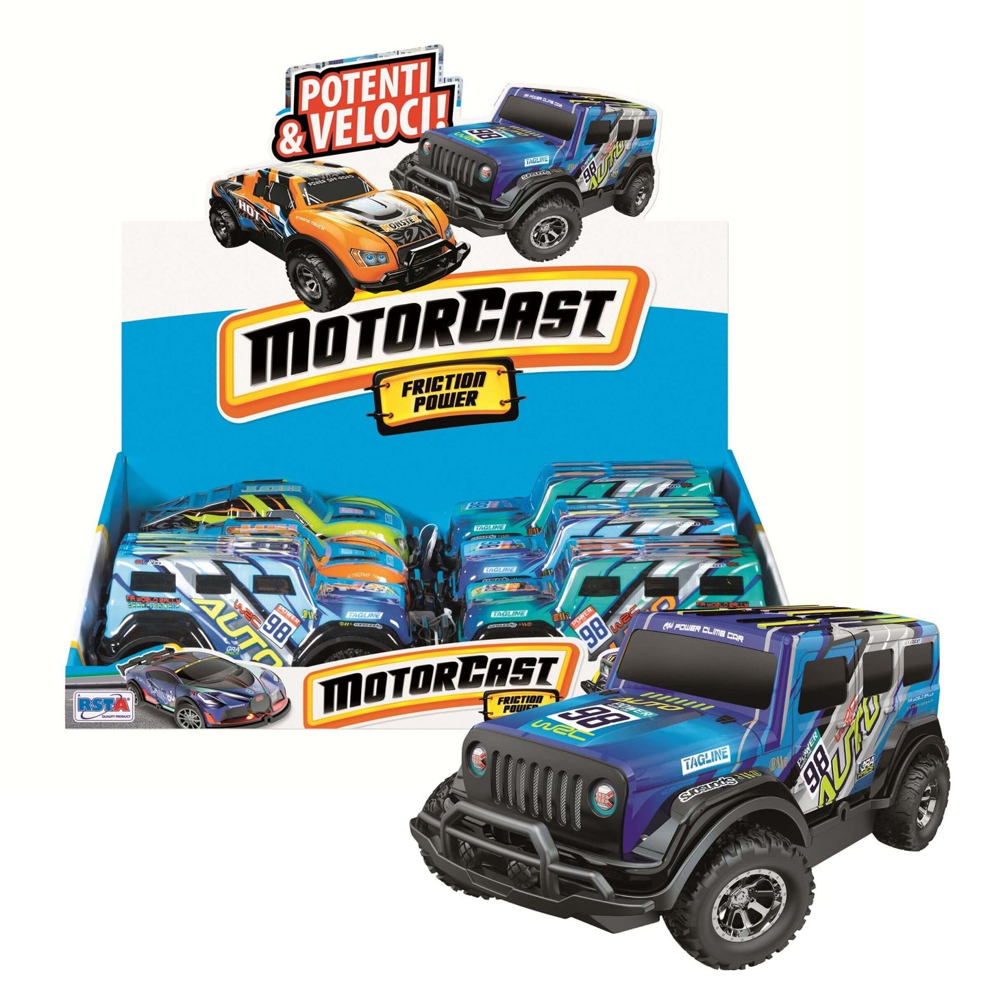 Display Auto Fuoristrada Motorcast a Frizione (6PZ) 12278
