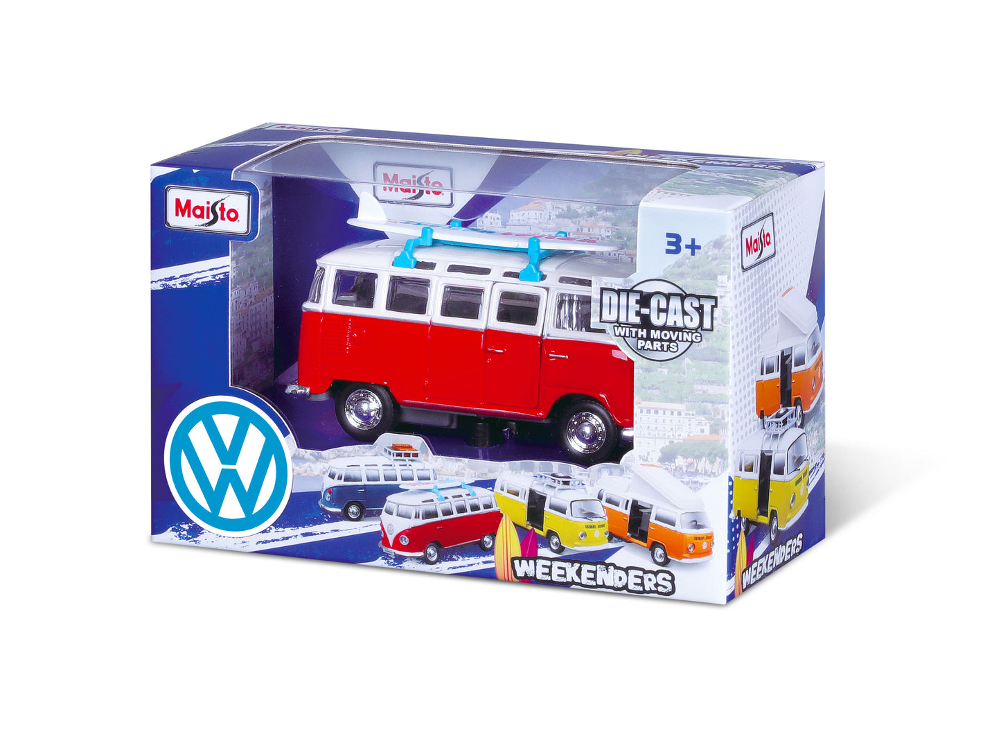 Modellini Maisto Volkswagen Samba Van scala 1:50 - 926599