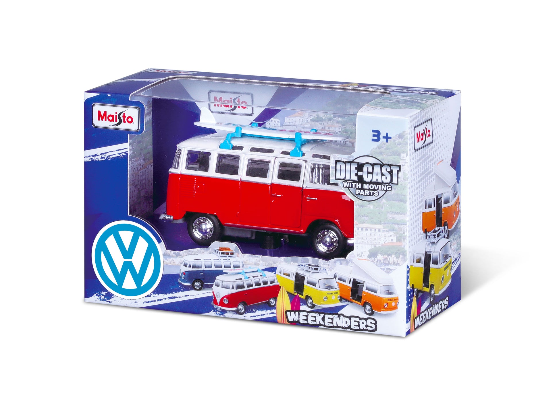 Modellini Maisto Volkswagen Samba Van scala 1:50 - 926599