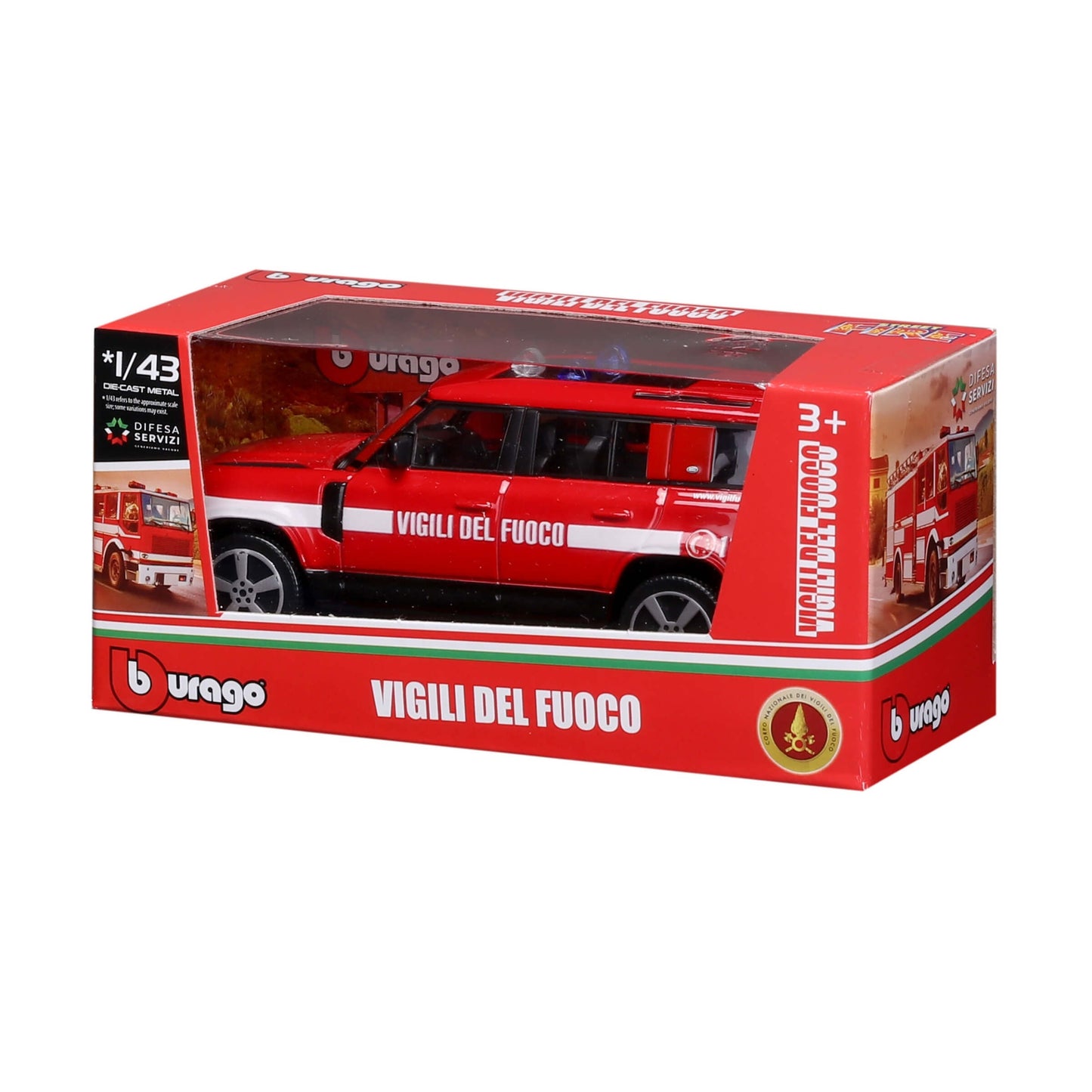 Bburago Vigili del Fuoco Modellini Veicoli Assortiti Scala 1:43 - 18-01766