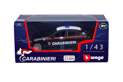 Bburago Carabinieri Modellini Auto Assortiti Scala 1:43 - 390623