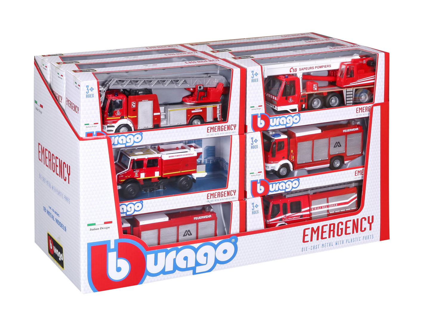 MODELLINI AUTO DIE CAST BBURAGO EMERGENCY FORCE - 1:50 - 390631
