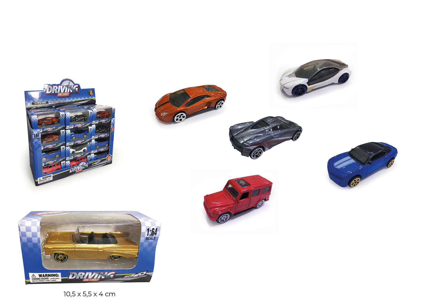 Modellini racing car B scala 1:64 - 95457