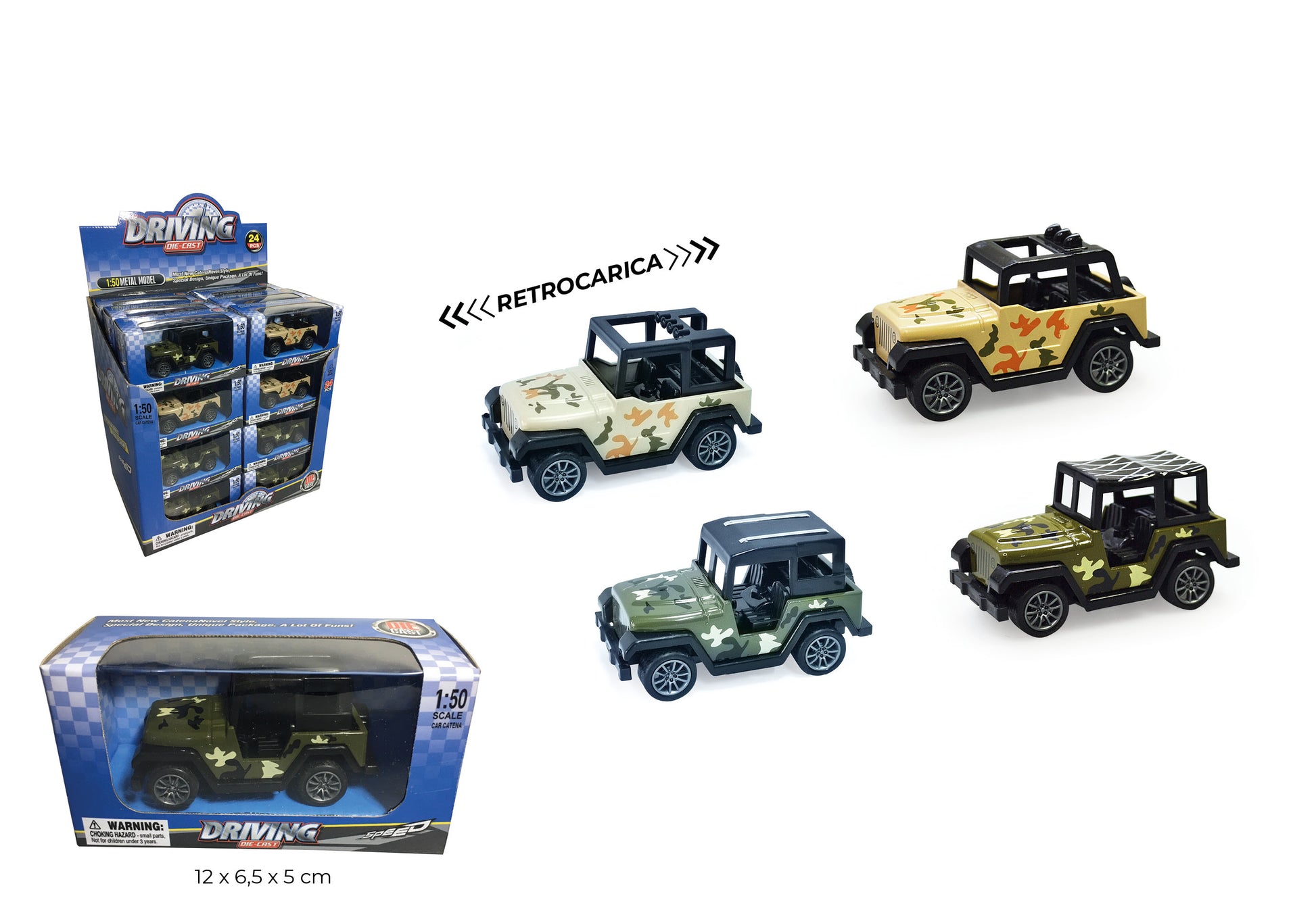 Modellini fuoristrada Savana retrocarica scala 1:50 - 95458