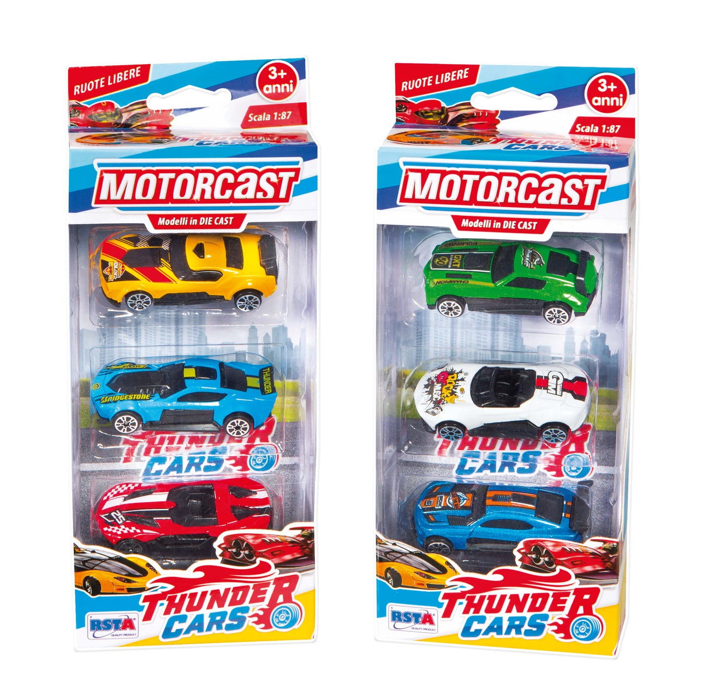 MOTORCAST AUTO METALLO (3PZ) 10292