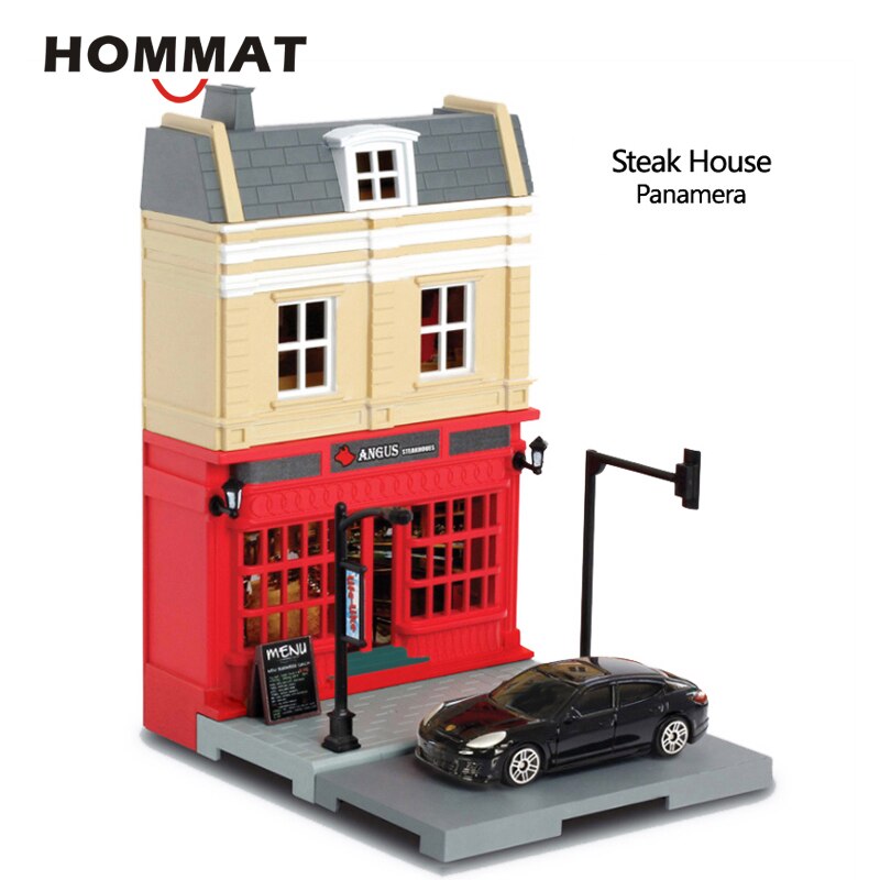 MODELLINI AUTO RMZ DIORAMA PORSCHE PANAMERA - 1:64 - 94390