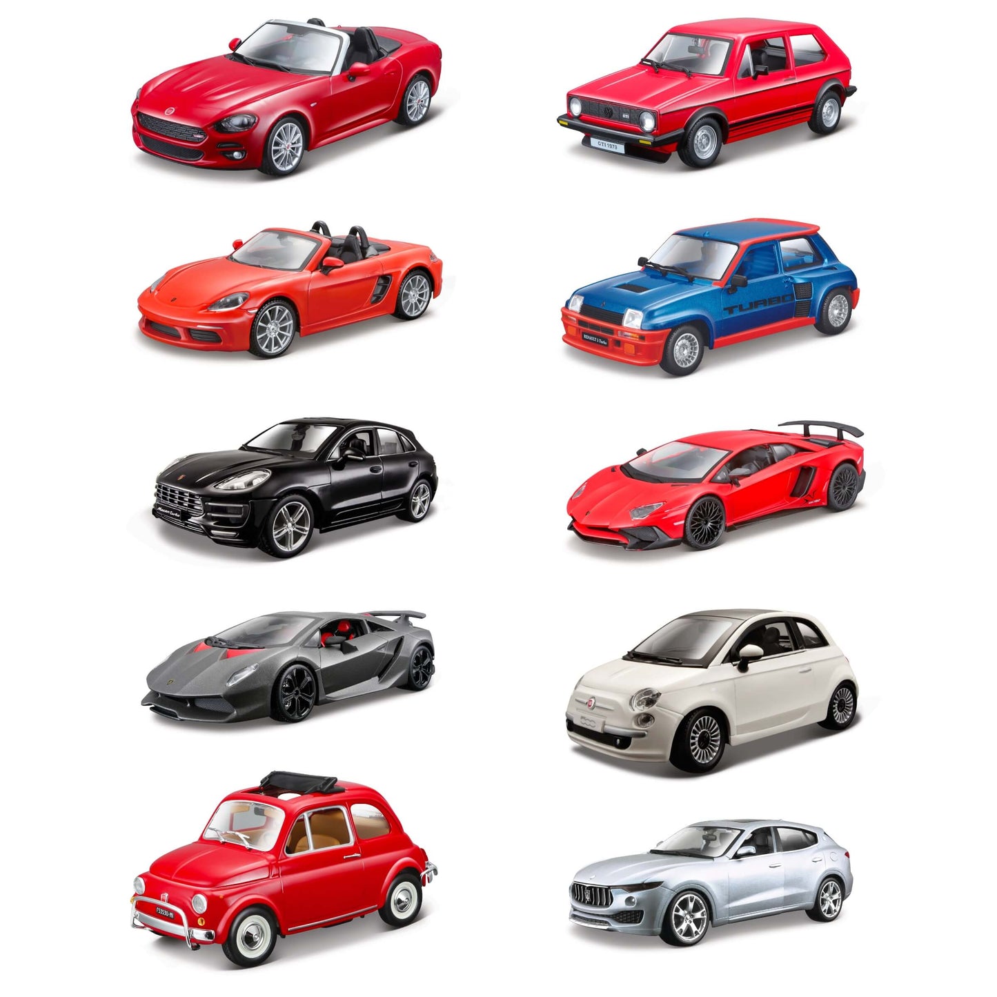MODELLINI AUTO DIE CAST BBURAGO ITALIANE - 1:24 - 390610