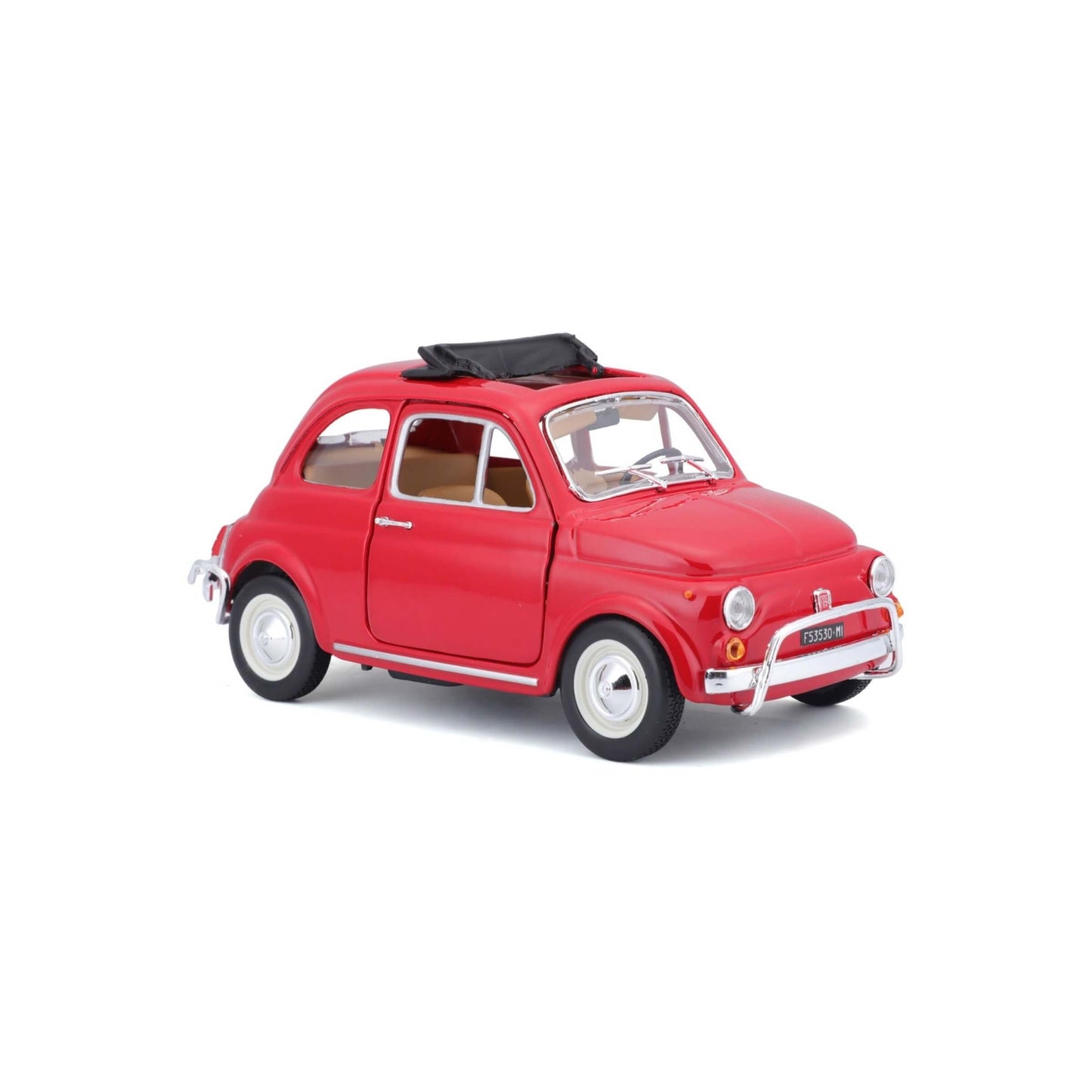 MODELLINO DIE CAST FIAT 500L 1968 ROSSA - 1:18 - 18-12035