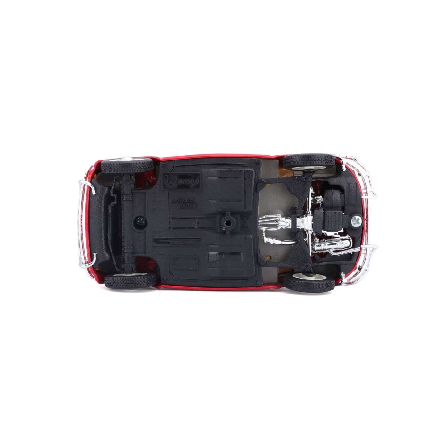 MODELLINO DIE CAST FIAT 500L 1968 ROSSA - 1:18 - 18-12035