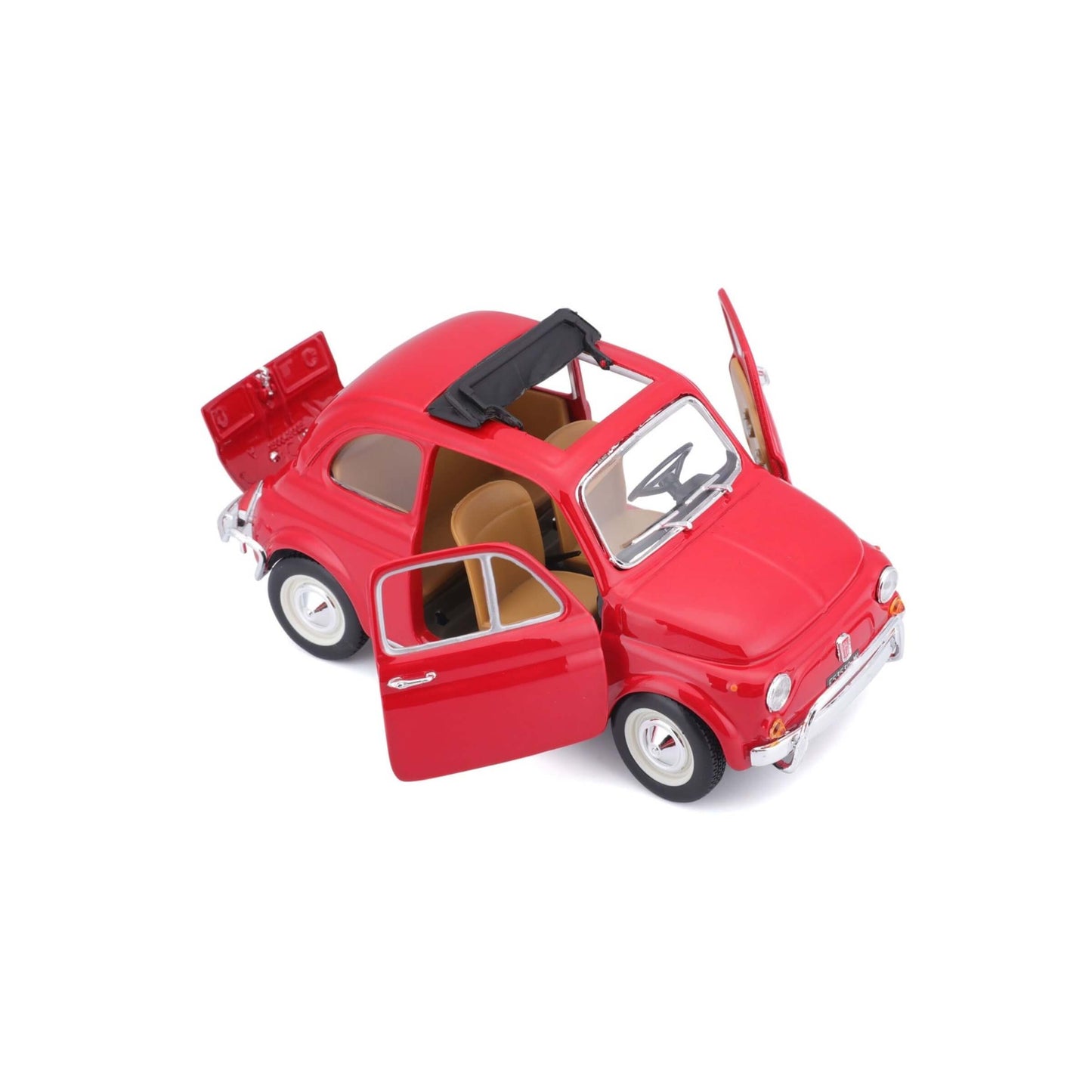 MODELLINO DIE CAST FIAT 500L 1968 ROSSA - 1:18 - 18-12035
