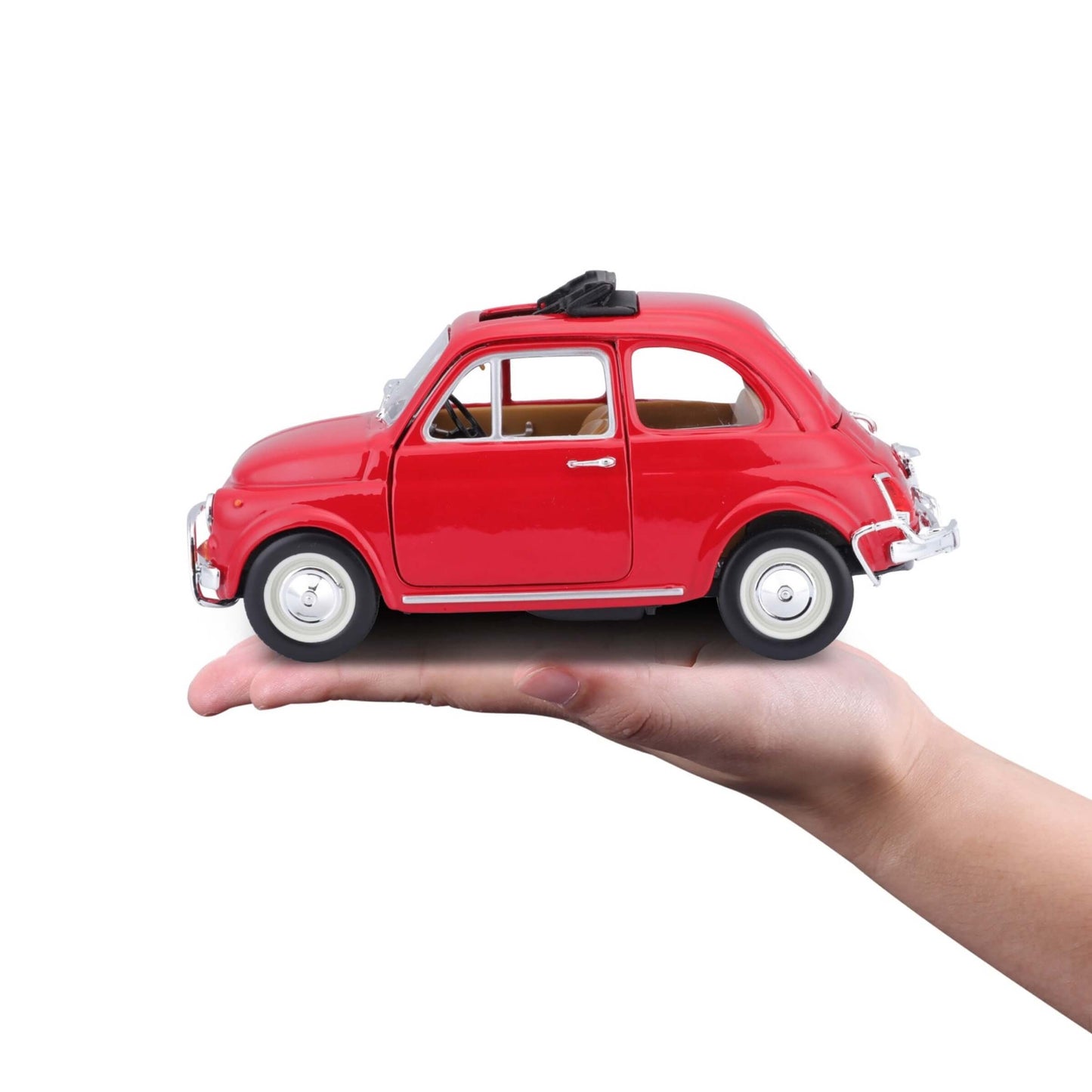 MODELLINO DIE CAST FIAT 500L 1968 ROSSA - 1:18 - 18-12035