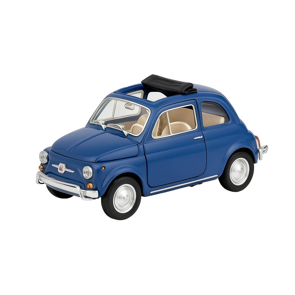 MODELLINO DIE CAST FIAT 500L 1968 BLU - 1:18 - 18-12035