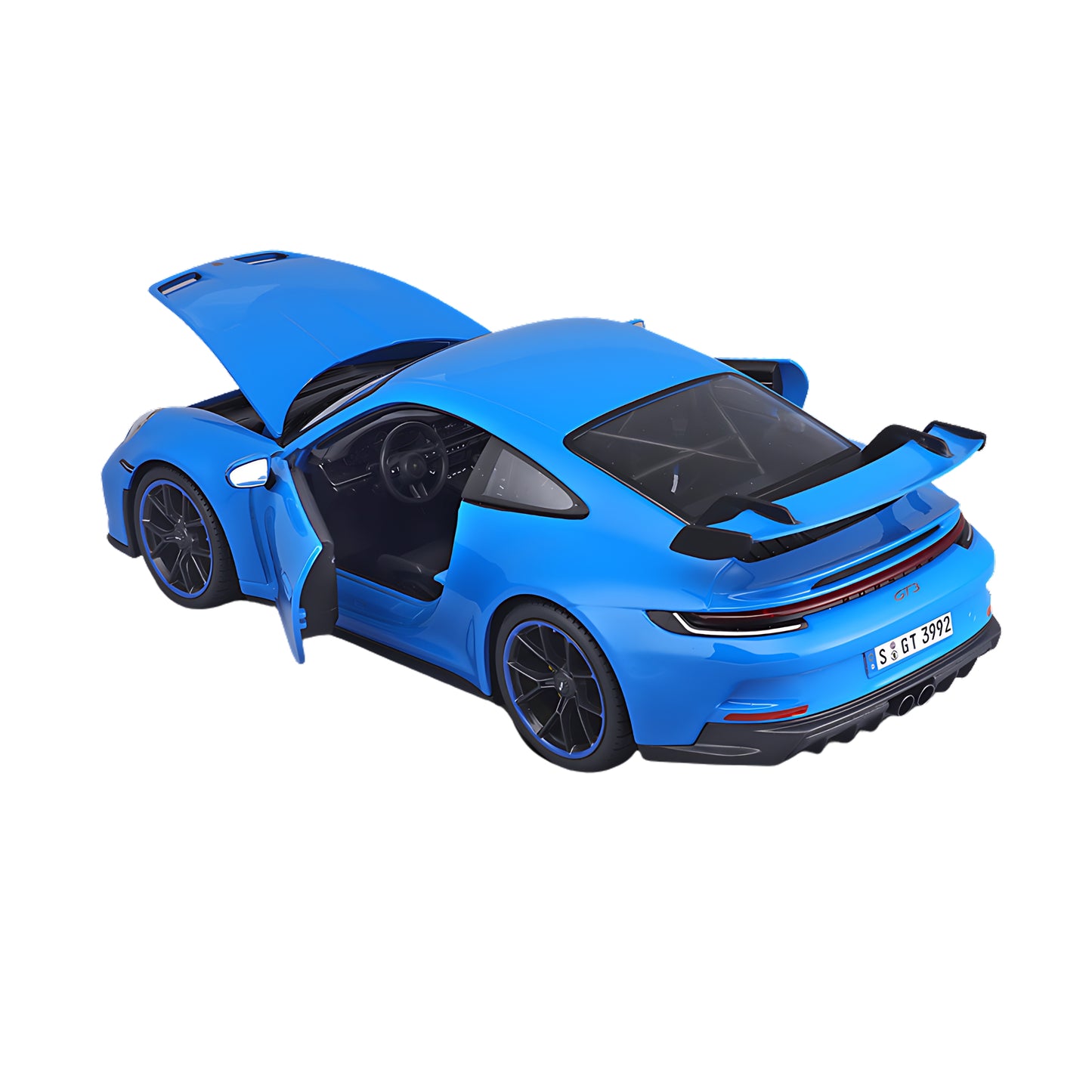 MODELLINO DIE CAST PORSCHE 911 GT3 AZZURRA 2022 - 1:18 - 36458