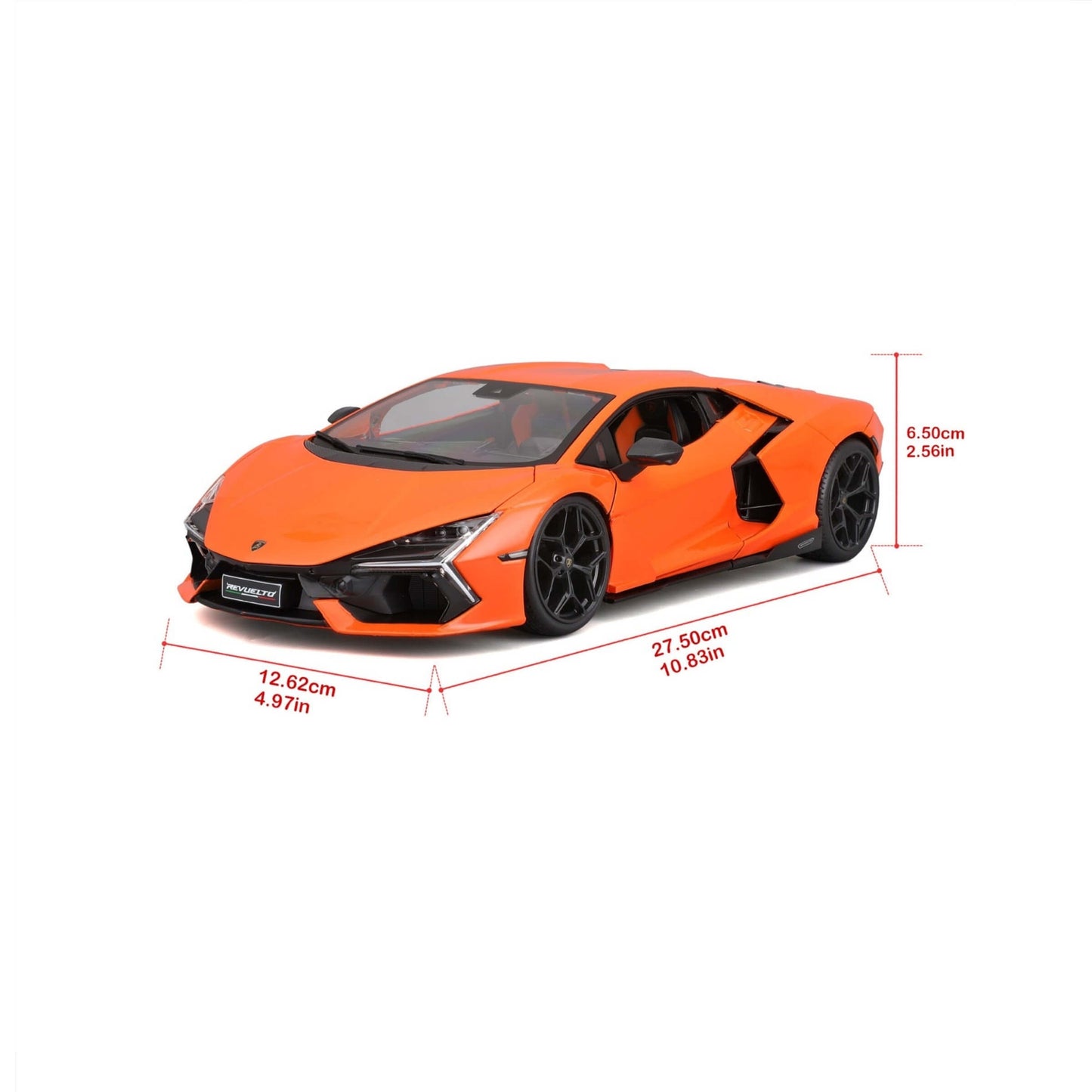 MODELLINO DIE CAST LAMBORGHINI REVUELTO ARANCIONE - 1:18 - 31463