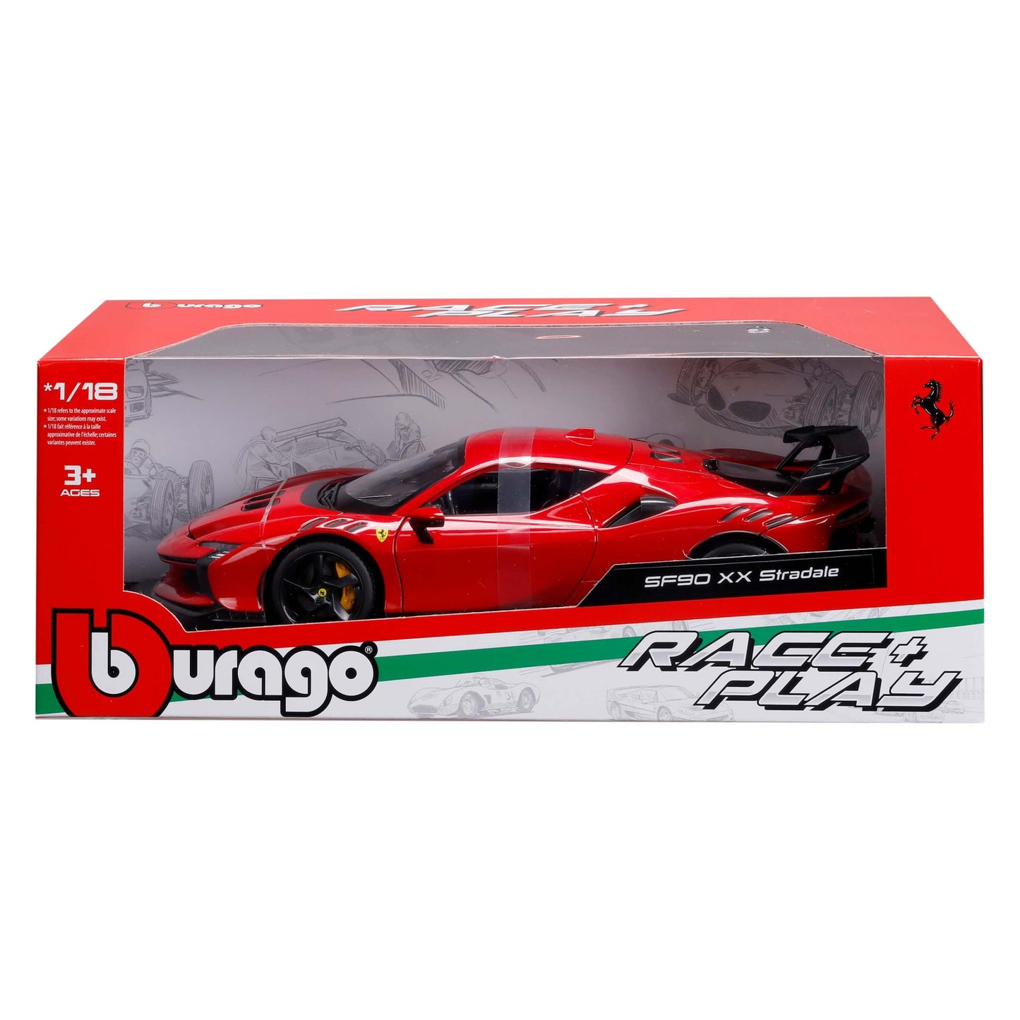Bburago Ferrari SF90 XX Stradale 2024 Modellino Auto Die-Cast Scala 1:18 - 18-16020-02014