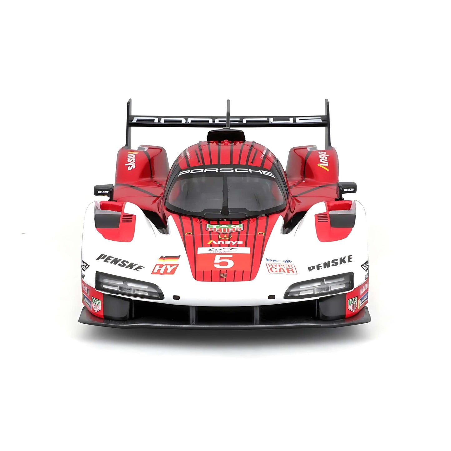 Modellino Porsche 963 Le Mans 2023 Bburago 1:24 vista laterale