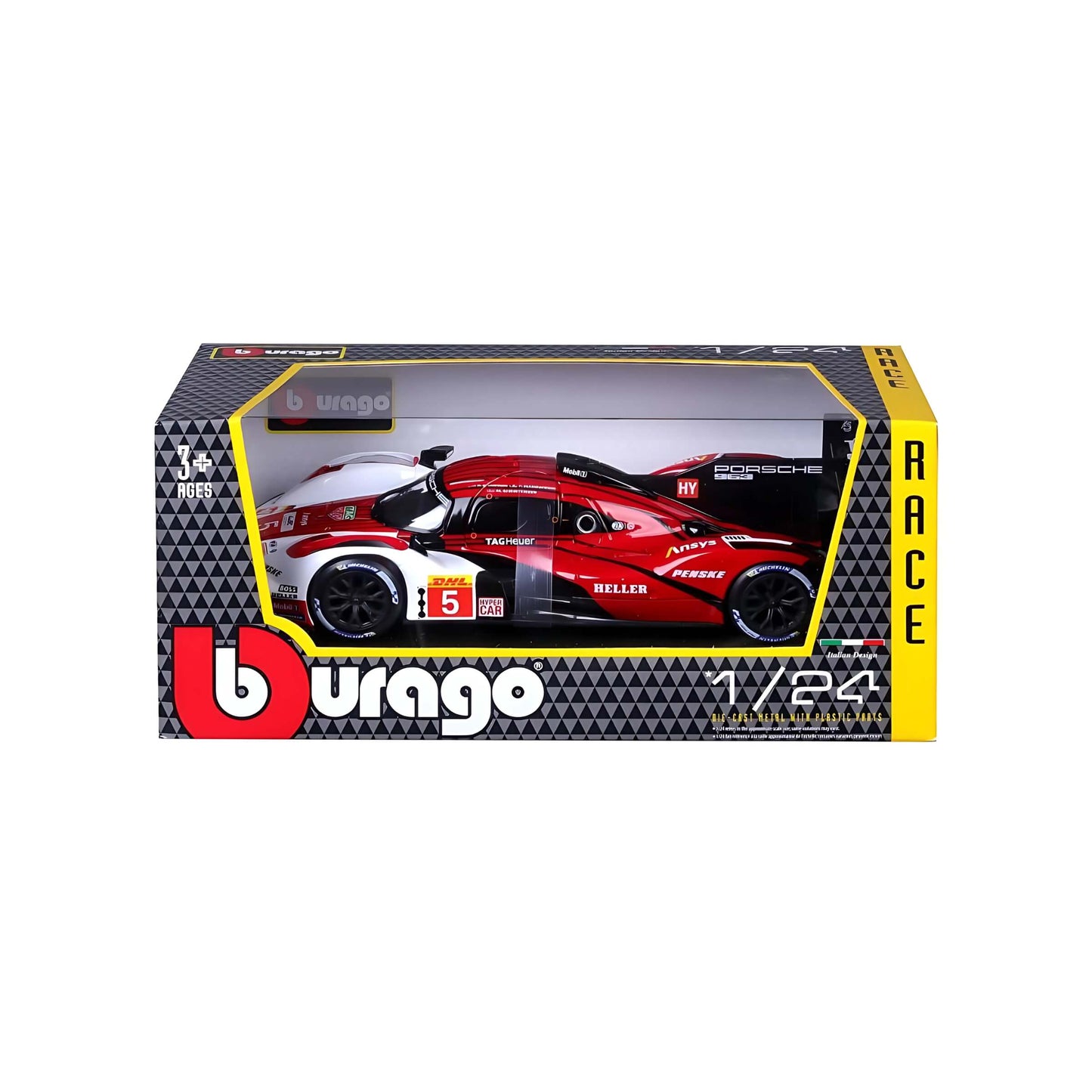 MODELLINO DIE CAST PORSCHE 963 - 24h LE MANS #5 - 1:24 - 18-28022
