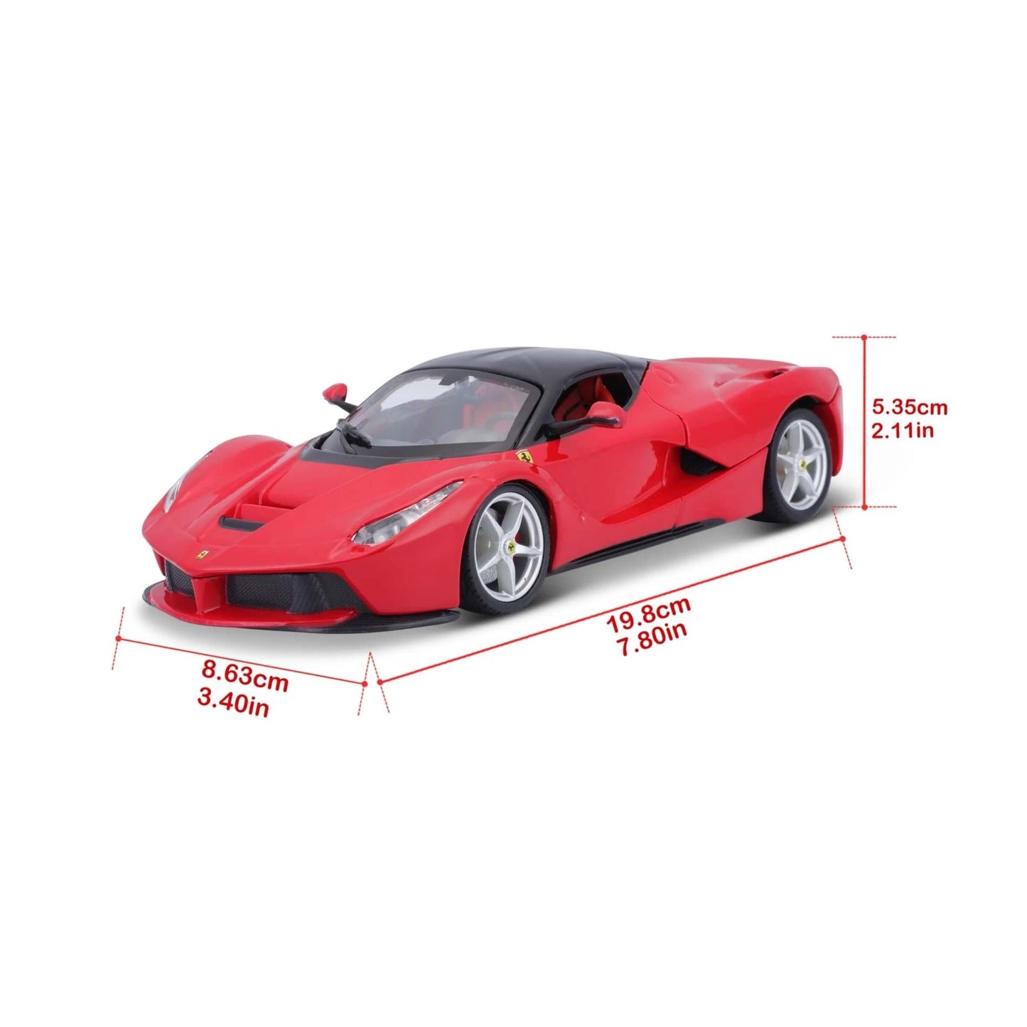 COLLEZIONE MODELLINI AUTO DIE CAST BURAGO FERRARI RACE & PLAY 1:24 - 18-26000