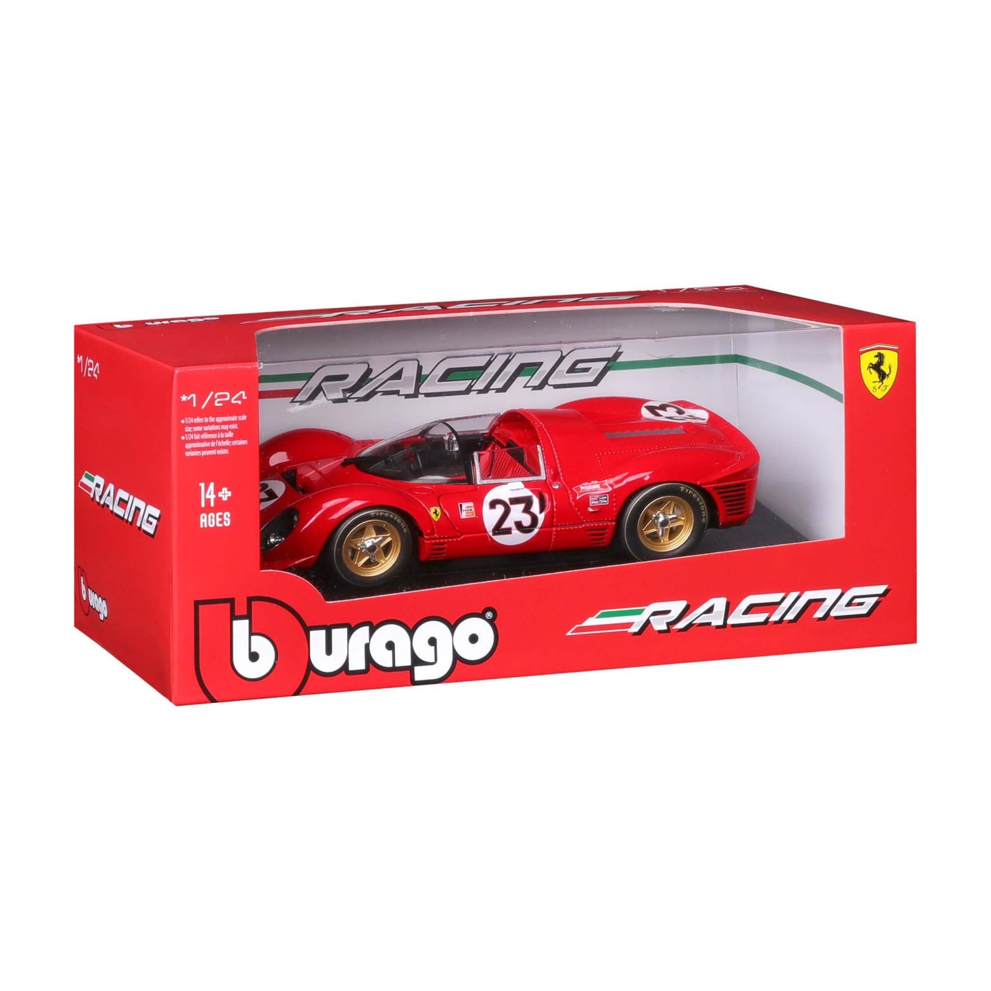 Bburago Ferrari 330 P4 Daytona 1967 Modellino Auto Die-Cast Scala 1:24 - 18-26310