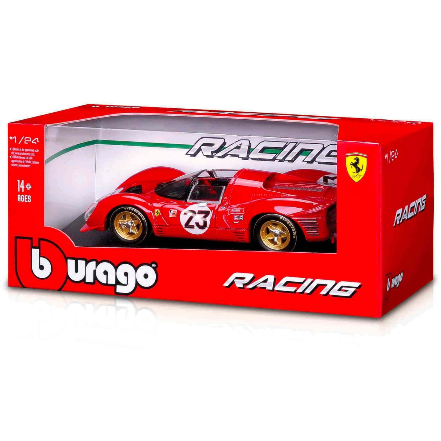Bburago Ferrari 330 P4 Daytona 1967 Modellino Auto Die-Cast Scala 1:24 - 18-26310