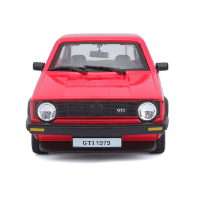Bburago Volkswagen Golf Mk1 GTI 1979 Rossa Modellino Auto Die-Cast Scala 1:24 - 18-21089
