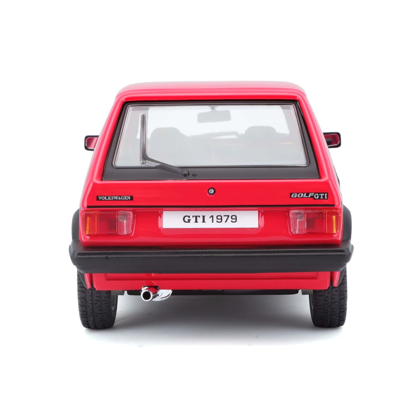 Bburago Volkswagen Golf Mk1 GTI 1979 Rossa Modellino Auto Die-Cast Scala 1:24 - 18-21089