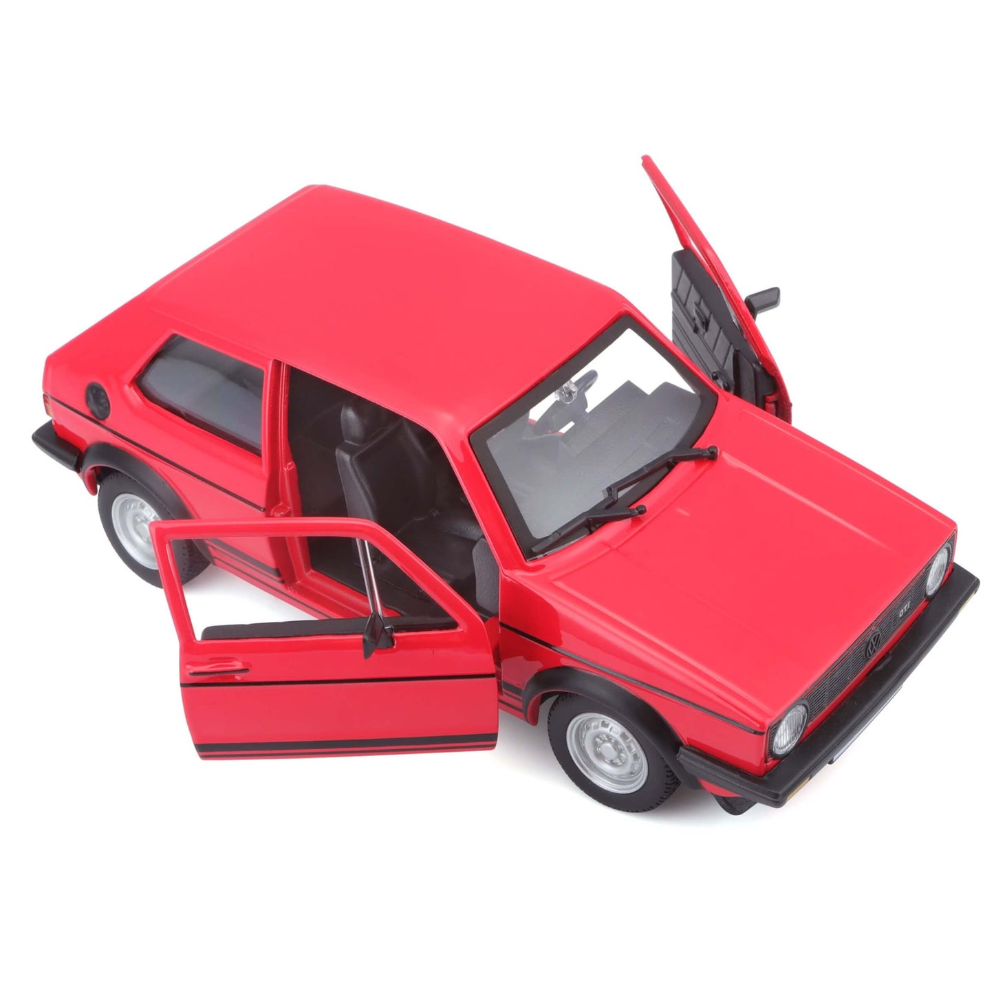 Bburago Volkswagen Golf Mk1 GTI 1979 Rossa Modellino Auto Die-Cast Scala 1:24 - 18-21089