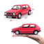 Bburago Volkswagen Golf Mk1 GTI 1979 Rossa Modellino Auto Die-Cast Scala 1:24 - 18-21089