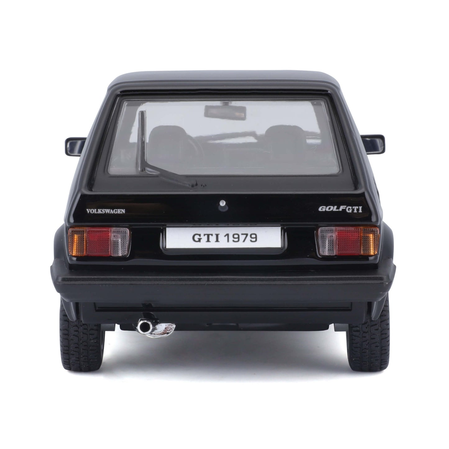 Bburago Volkswagen Golf Mk1 GTI 1979 Nera Modellino Auto Die-Cast Scala 1:24 - 18-21089
