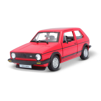Bburago Volkswagen Golf Mk1 GTI 1979 Rossa Modellino Auto Die-Cast Scala 1:24 - 18-21089