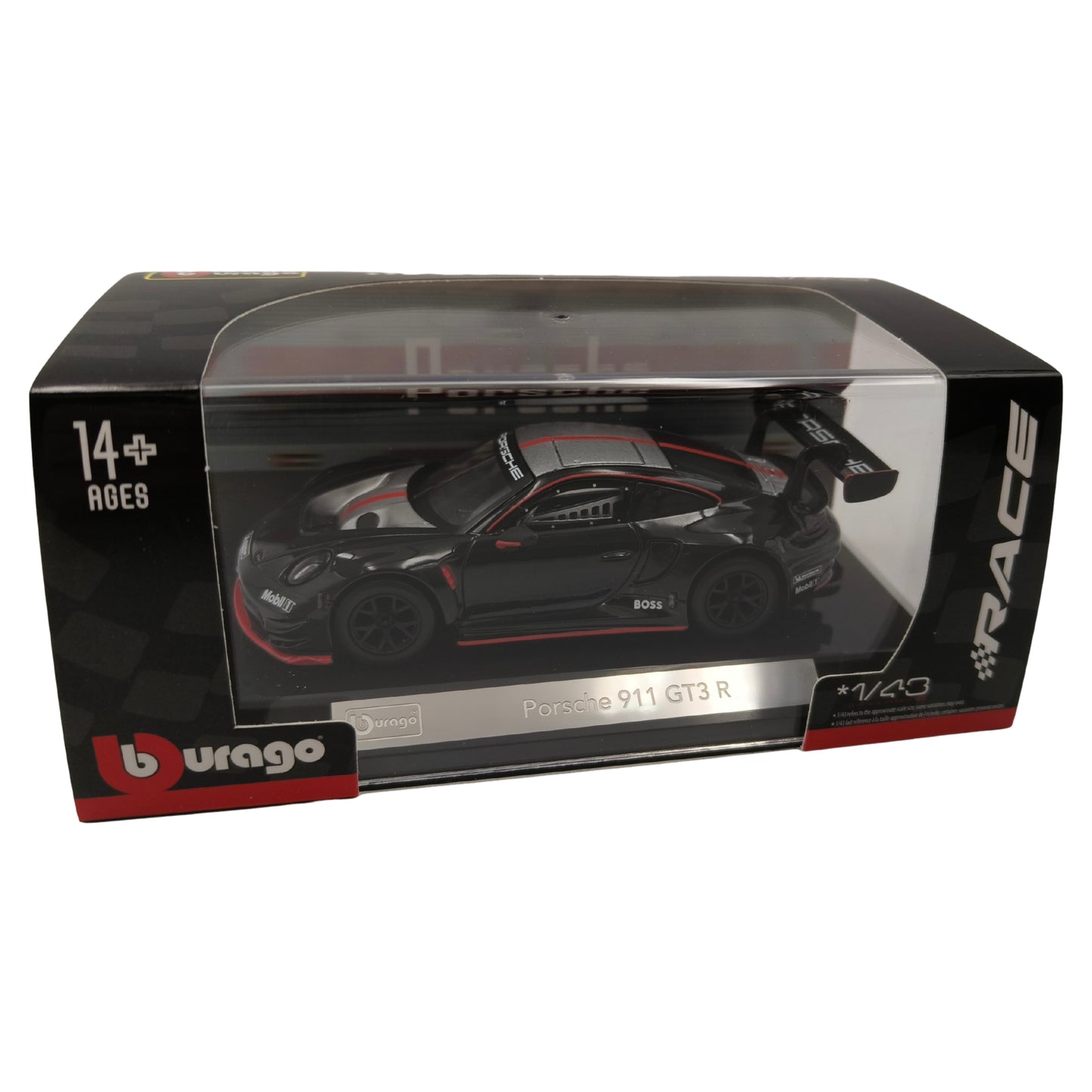 Bburago Porsche 911 GT3 R Modellino Auto Scala 1:43 - 18-21119