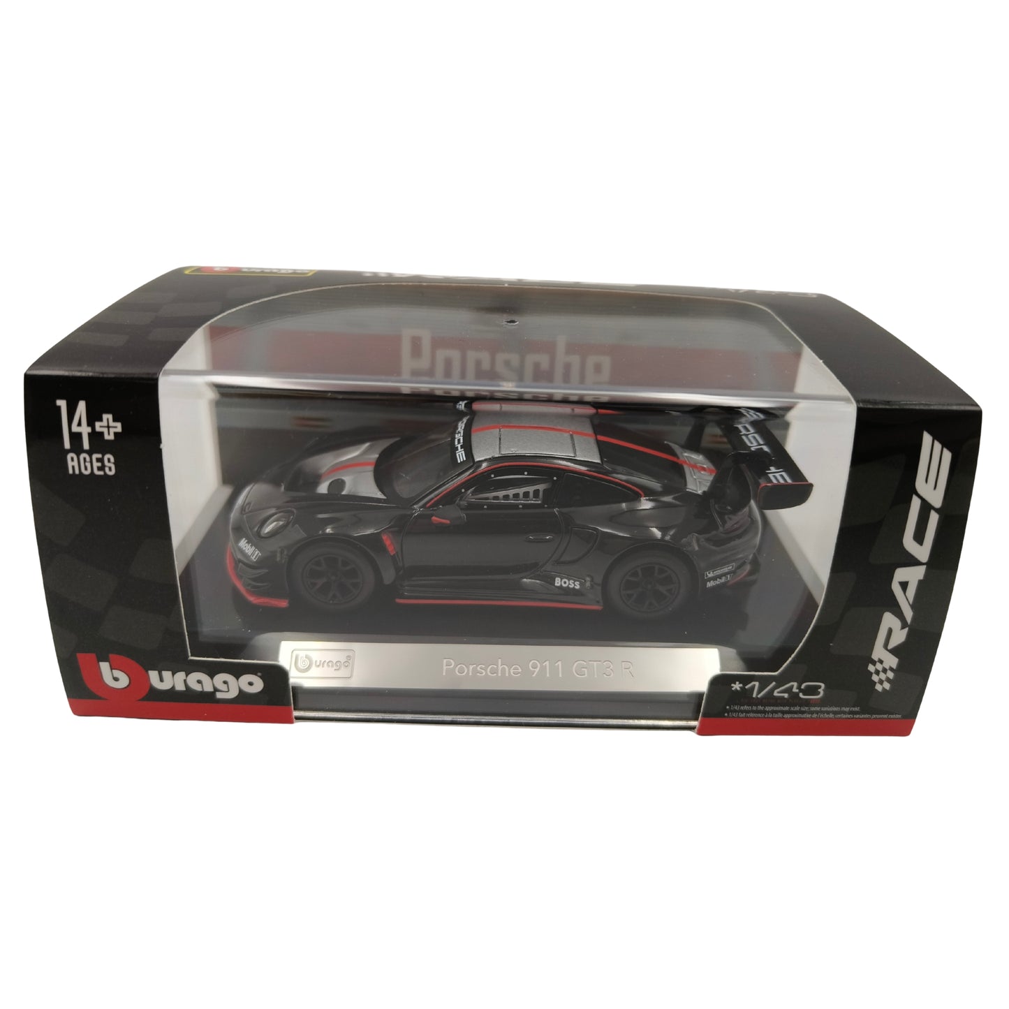 Bburago Porsche 911 GT3 R Modellino Auto Scala 1:43 - 18-21119