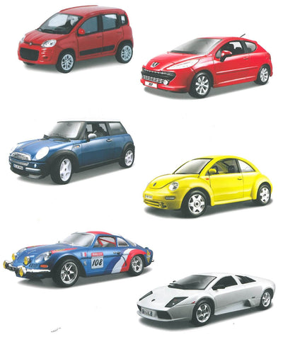 MODELLINI AUTO ITALIANE BIJOUX  1:24  - 6 SOGG.
93450
