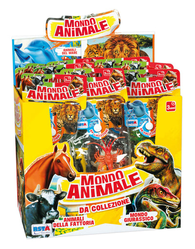 Set Mondo Animale Slim animali marini da 5 cm con dettagli realistici e colori vivaci per bambini