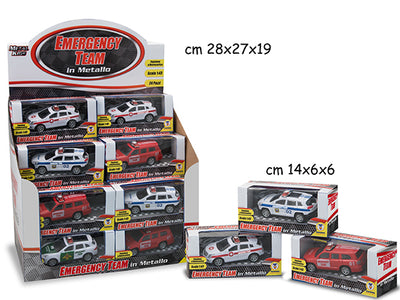 Auto SUV pronto intervento in metallo die cast 1:43 linea Emergency Team Metal Kid
