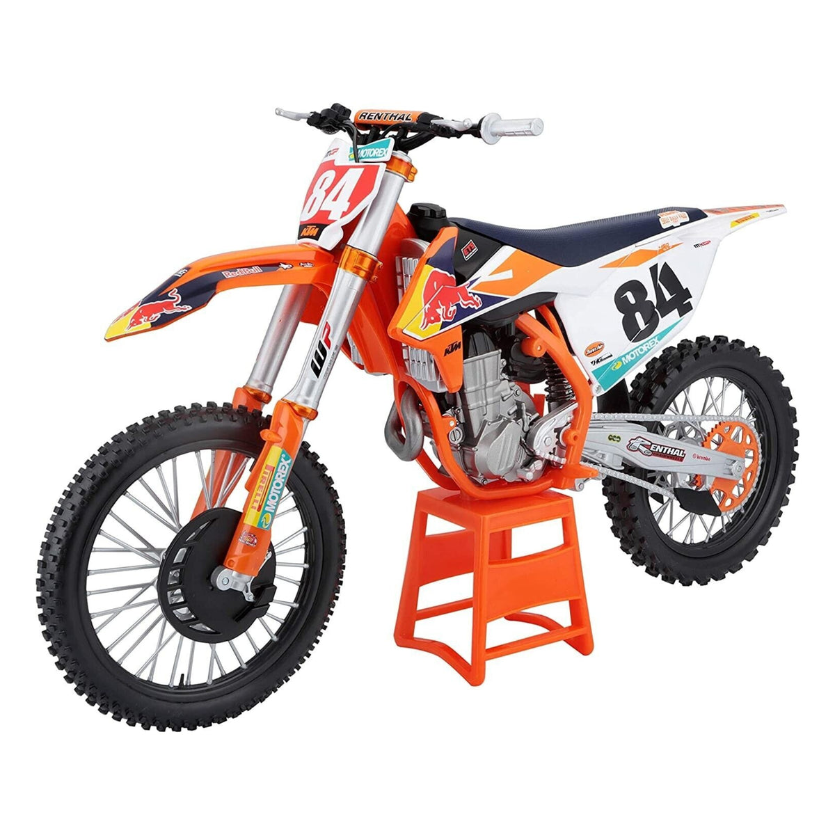 MODELLINO DIE CAST RED BULL KTM 450 SX-F JEFFREY HERLINGS FACTORY EDITION 2018 - 1:6 - 32228