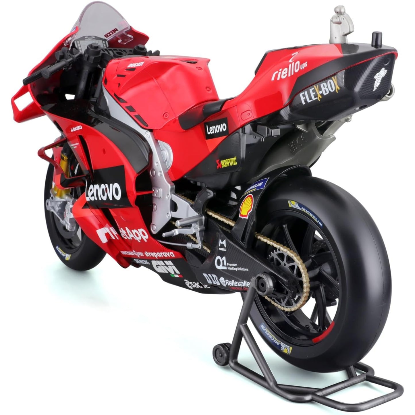 MODELLINO DIE CAST DUCATI DESMOSEDICI TEAM LENOVO N.63 FRANCESCO BAGNAIA - CAMPIONE DEL MONDO 2022 - 1:18 - 34391