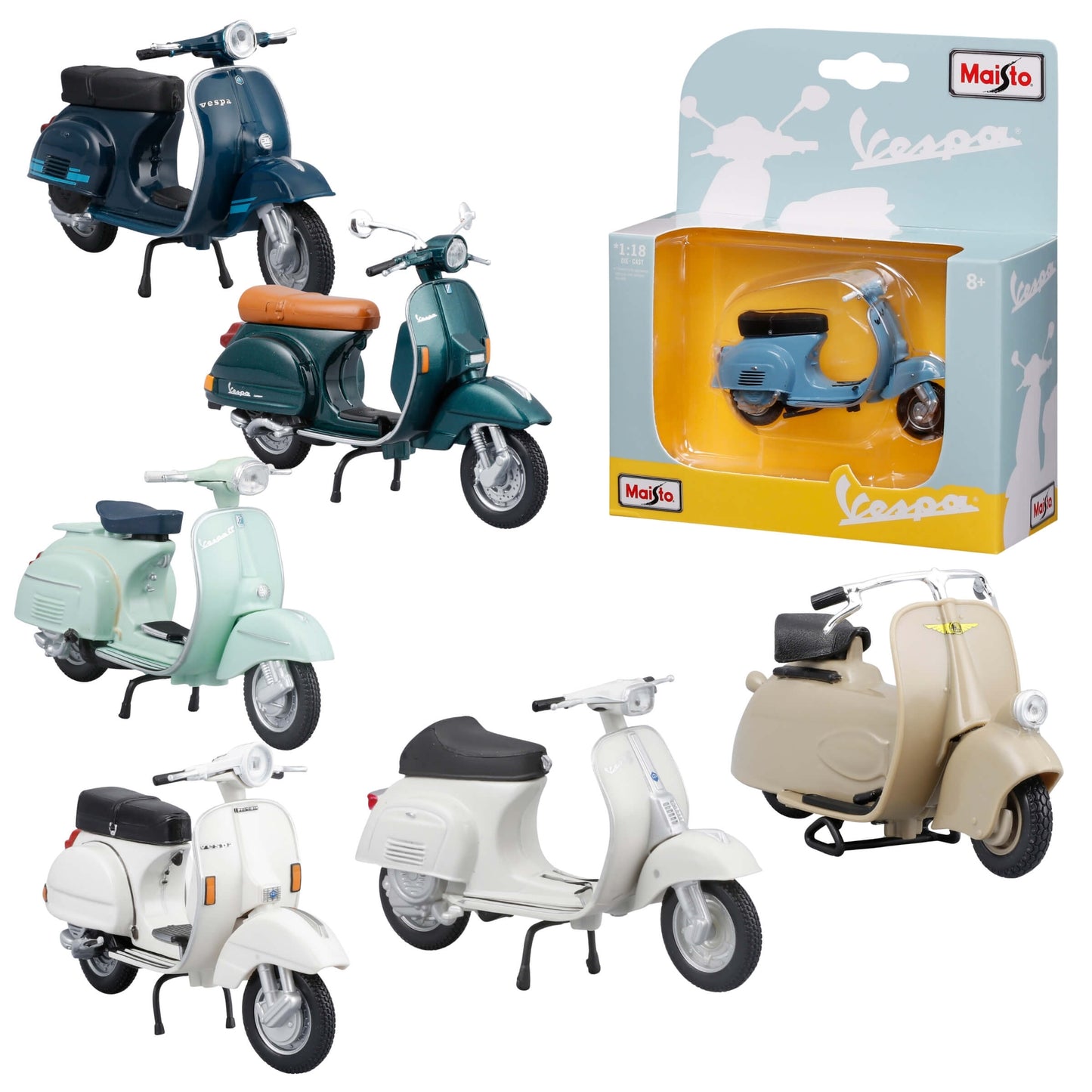 Maisto Vespa Modellino Die Cast 1:18 - 31540