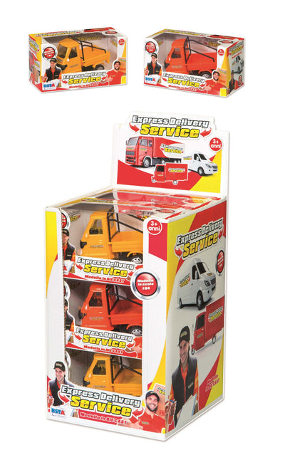 MOTOCARRO DIE CAST RETROCARICA 1:64 - 10cm - 9927